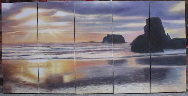 Dafen Oil Painting on canvas seascape painting -set489